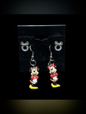 2 Pairs Of Disney Earrings